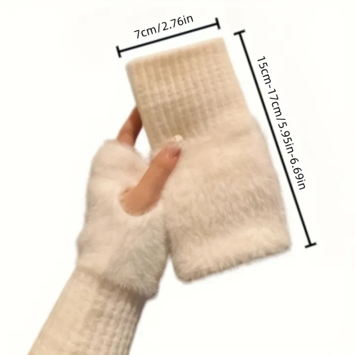 Women's%20Long%20Fleece%20Winter%20Gloves,%20Soft%20Warm%20Hand%20Warmer%20with%20Elastic%20Cuffs,%20Comfortable%20Cold%20Weather,%20Outdoor%20&%20Casual%20Wear%20-%20Image%206