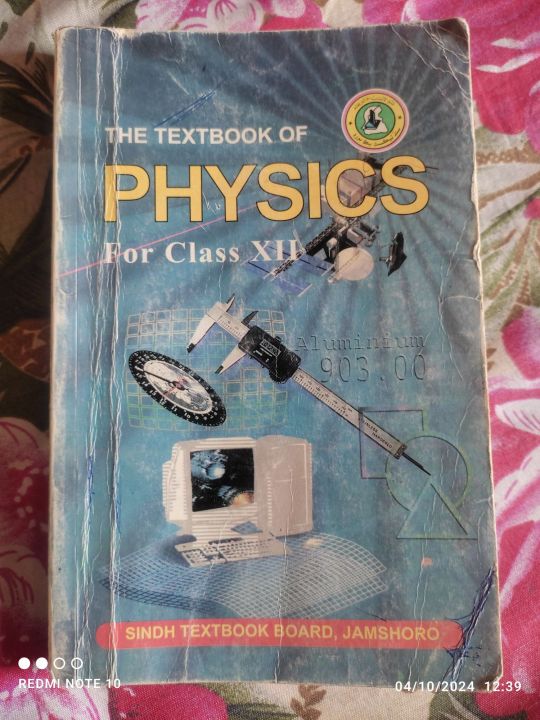 Physics STB 12 Grade Book highlighted