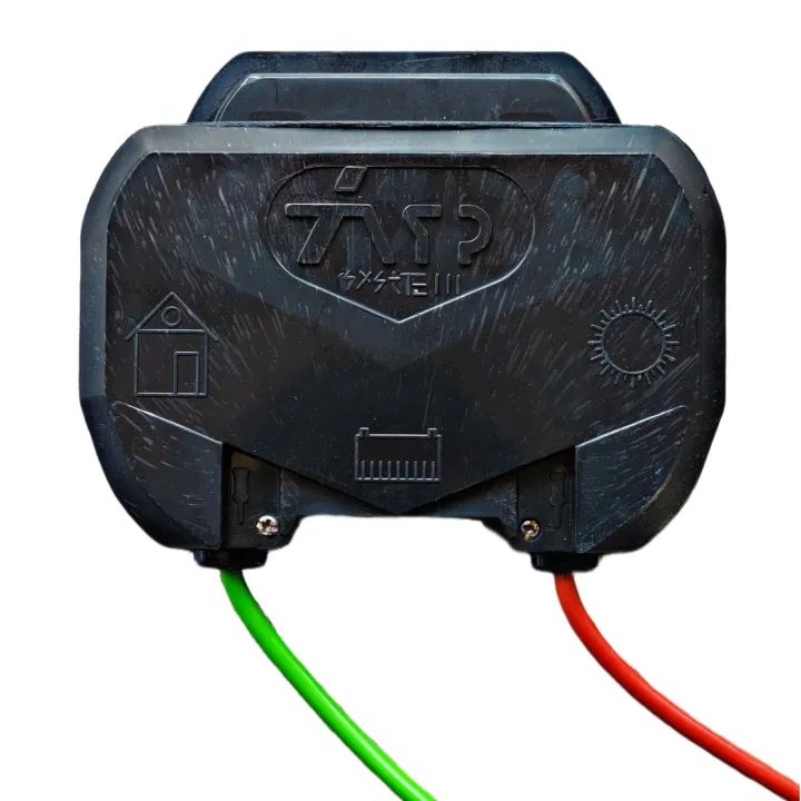 IP65 Waterproof PV Solar Panel Diode Junction Box 4 Lane DC 15A 1000V Black 100watt-350watt