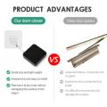 Automatic Sensor Door Closer Punch-free Adjustable Surface Door Stopper Automatically Close Door Bracket Closer Home Improvement. 