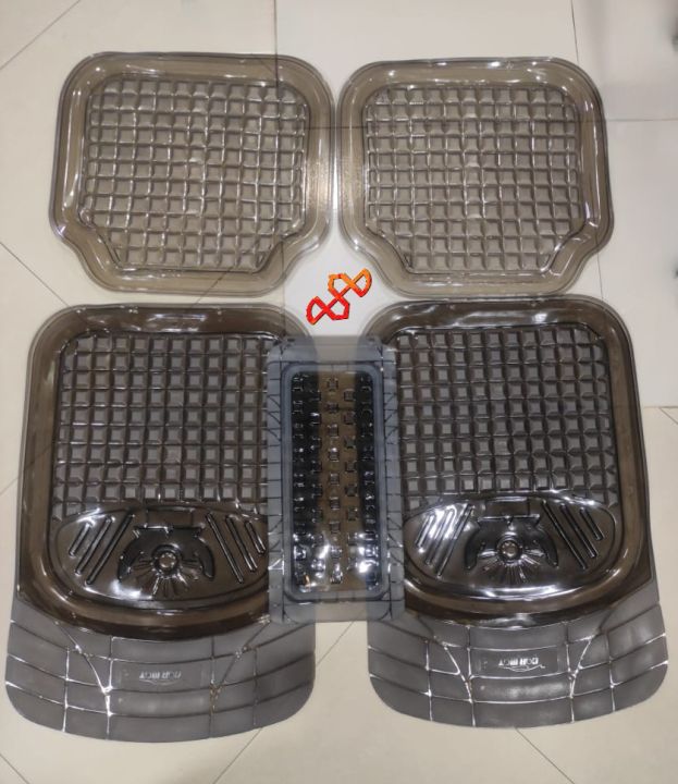 5 Pis Car universal Floor mat, car interior accessories, car floor carpet mat  , Rubber Surrounded Black Floor Mat Fully, suitable for Sedan cars, Toyota, Hyundai, Honda, mg, Havell, nissan, Mitsubishi,  mazda cars