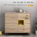 Wood grain self-adhesive wall stickers waterproof PVC wallpaper mural furniture decoration stickers home wallpaper 5x2 feet. 