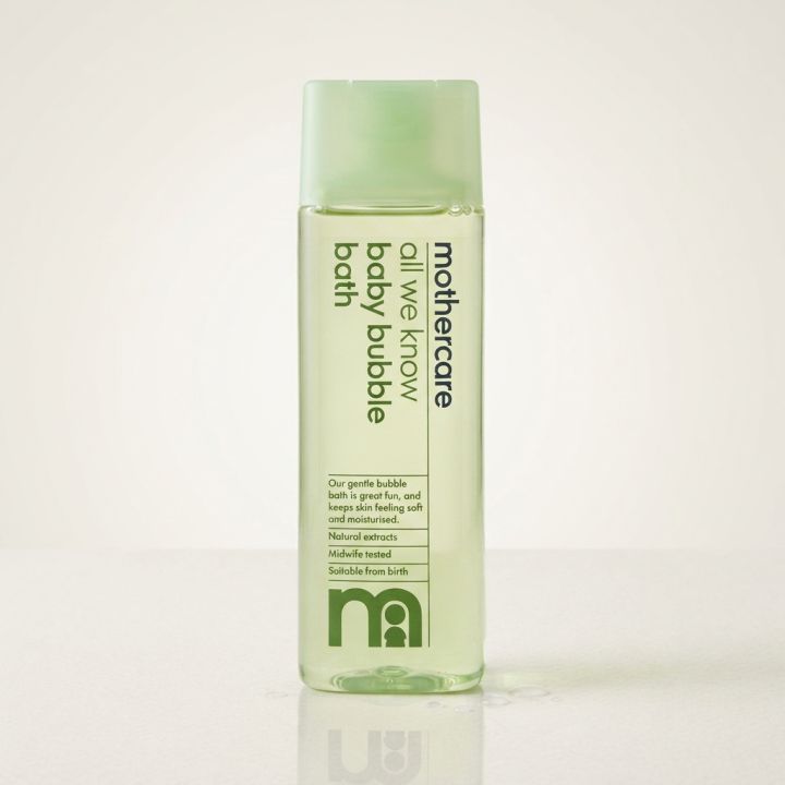 Mothercare Baby Bubble Bath Gentle Calming Formula for Babies 300ml for Daily Bathing