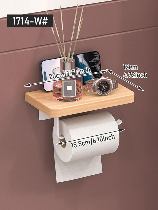 Creative%20solid%20wood%20tissue%20holder%20for%20bathroom%20storage,%20wall%20mounted%20toilet,%20hotel%20non%20perforated%20mobile%20phone%20roll%20paper%20holder%20-%20Image%207