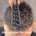 2pc Men's Styling Comb for Hair Gripping and Styling Fluffy Hair with Top Textured Perm Front Spiny Design Hairdressing Tool. 