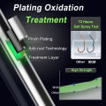 9KM 50Pcs Carp Hook Automatic Flip Fishing Hook High Carbon Steel With Eye Barbed.
