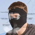 China imported windproof anti dust full mask cycling ski breathable masks eye hd anti fog goggles hood cover winter. 