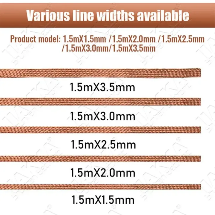 10/5/1PCS%20Desoldering%20Wire%201.0%201.5%202.0%202.5%204.0mm%20Braid%20Soldering%20Mesh%20Welding%20Parts%20Low%20Residue%20No-Clean%20Solder%20Tin%20Remover%20Tool%20-%20Image%206