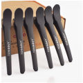 12pcs Hairdressing Hair Clip Salon Professional Women's Braided Tools Black Plastic Hairpin Clamps Claw Section Alligator Clips. 