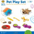 Melissa & Doug Examine and Treat Pet Vet Play Set - Kids Veterinary Play Set, Kids Pet Haircut Play Set, STEAM Toy, Pretend Play. 