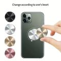 Thin Metal Plate For Magnetic Car Phone Holder Iron Sheet Sticker Disk For Magnet Tablet Desk Phone Car Stand Mount Round Holder. 