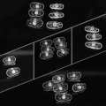 DIY Air Chamber Clear Oval Eyeglass Nose Bracket Silicone Nose Pads Eyewear Bracket Anti-drop Sunglasses Glasses Accessories. 