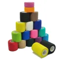 18 Colors Colorful Athletic Wrap Tape Self Adhesive Elastic Bandage Elastoplast Sports Protector Knee Finger Ankle Palm Shoulder. 