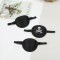 Soft Comfortable Pirate Eye Patch With High Elasticity Sponge Single Eye Cover For Halloween And Christmas Pirate-Themed Parties.
