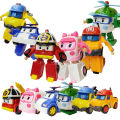 Korea Polis Robocar Robot Deformation Transformation Amber Roy Haley Anime Action Figure Cartoon Kids Toy For Children. 