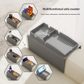 Sofa cup holder tray beverage coffee silicone sofa coaster armrest table multifunctional storage organizer. 