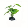 1pc Artificial Aquarium Plants Realistic Floating Leaves Sturdy Stem, Reptile Terrariums Low-Maintenance Water Tank Decoration.