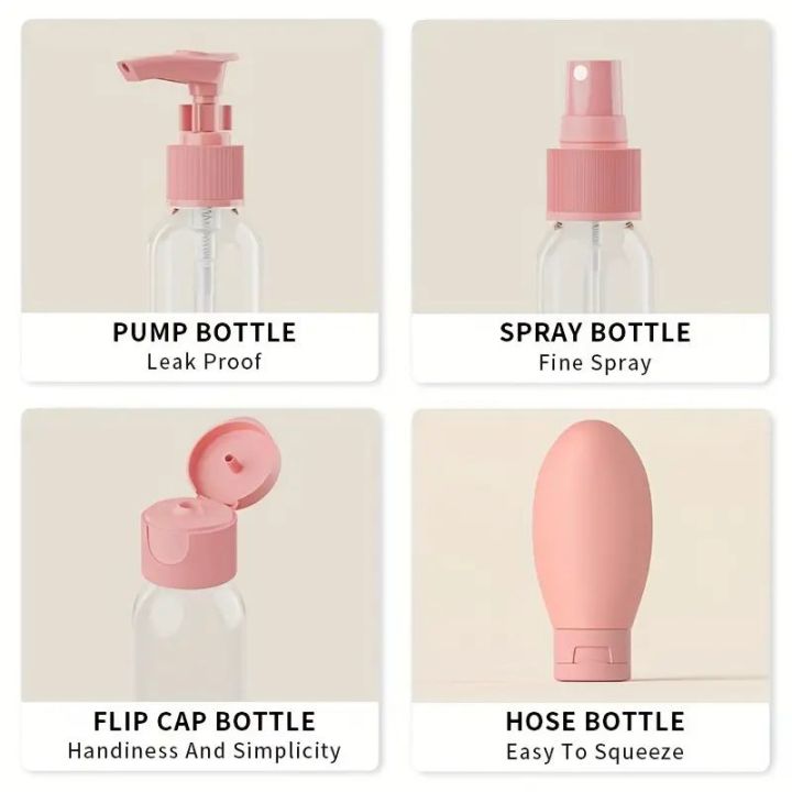 11pcs%20Travel%20Bottles%20Set%20With%20Storage%20Bag%20Travel%20Size%20Empty%20Liquid%20Cream%20Lotion%20Containers%20Fine%20Mist%20Spray%20Bottle%20Squeeze%20Tubes%20-%20Image%205