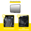 1 PC Crash Tested and Certified Shatterproof Baby Car Mirror for Rear Facing Infant with Wide Larger Crystal Clear View.