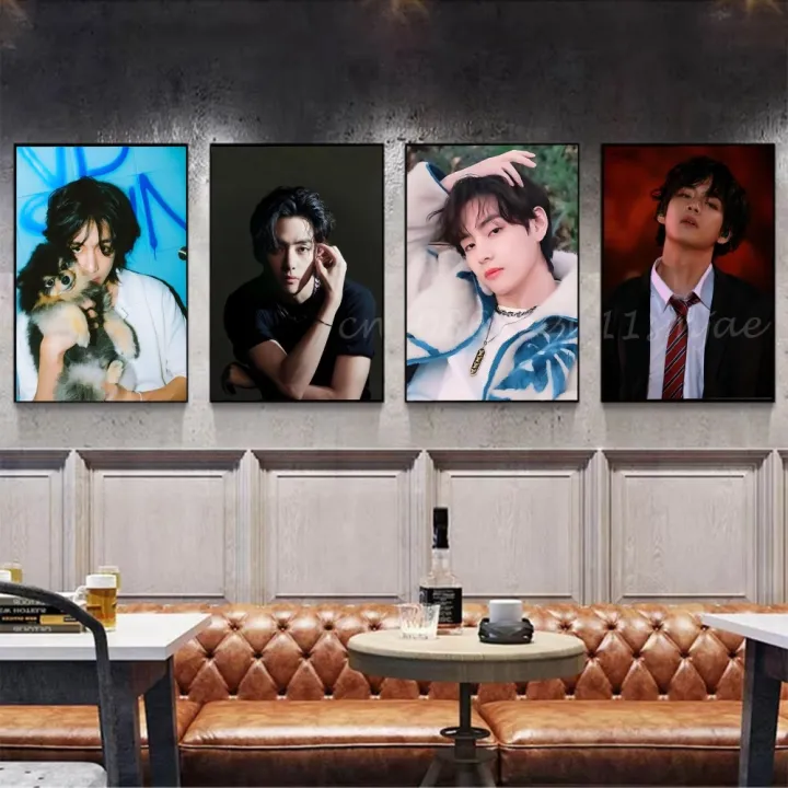 1pc%20Kim%20Tae%20Hyung%20V%20Poster%20Self-adhesive%20Art%20Waterproof%20Paper%20Sticker%20Coffee%20House%20Bar%20Room%20Wall%20Decor%20-%20Image%202