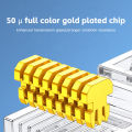 50PCs Cat6 Connector RJ45 Connector Network Unshielded RJ45 Perforated Crystal Head Network Cable. 