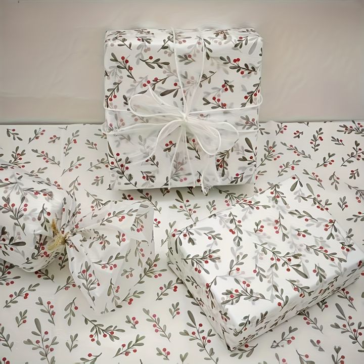 10pcs%20Holly,%20Berry%20Thin%20Paper,%20Wax-Coated%20Gift%20Wrapping,%20Party%20Favor%20Packaging%20for%20Christmas,%20Thanksgiving,%20Birthdays,%20Bouquets%20-%20Image%202
