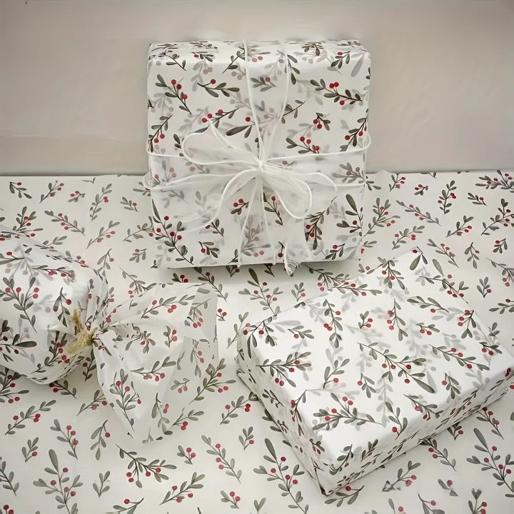 30pcs/10pcs%20Holly,%20Berry%20Thin%20Paper,%20Wax-Coated%20%20Wrapping,%20Party%20Favor%20Packaging%20for%20Christmas,%20Thanksgiving,%20Birthdays%20-%20Image%203