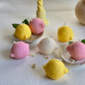 Lemon Shaped Scented Candle Silicone Mold DIY 3D Fruit Resin Mould Gypsum Making Tool Handmade s Party Ambience Home Decor.