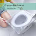 50/100PCS Biodegradable Disposable Plastic Toilet Seat Cover Portable Safety Travel Bathroom Toilet Paper Pad Bathroom Accessory. 