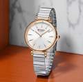 CURREN Women Watch Top Brand Luxury Elegant Female Waterproof Clock Genuine Leather Bracelet Simple Lady Girl Wristwatch 9081. 