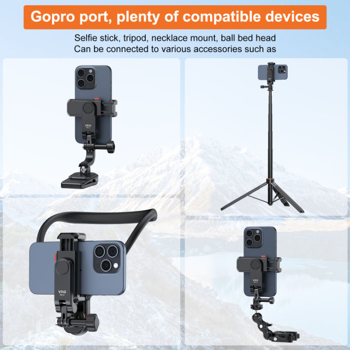 VRIG%20PH17%20Multi-functional%20Phone%20Tripod%20Mount%20Phone%20Holder%20Phone%20Clamp%20360%C2%B0%20Rotatable%20with%20Dual%20Cold%20Shoe%20Mounts%20Accessories%20-%20Image%203