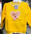 Kids sweaters printed rabbit wool imported for kids baby girls shirt wenter size 1 to 7 years. 