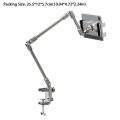 Adjustable Tablet Stand Foldable 3 Sections Arms Bedside Phone Holder for 5-12Inch Phone Ipad Pro Mini for Lazy Bracket.