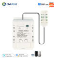 Work with Tuya 16A 3000W WiFi Thermostat Switch, Temp Humidity & Energy Monitoring Smart Home Device, Wuden. 