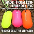 Swimming pool Buoy Tow Floats Inflatable Life Saving Swim Buoy PVC Inflated Air Drying Bag Drift Bag  pool accessory Open Water. 