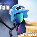 Motorcycle Phone Holder Helmet Shaped Sun Visor Bicycle Phone Mount Waterproof Motorcycle Handlebar Cell Phone Clamp, Bicycle Phone Mount, Phone Bike Phone Mount. 