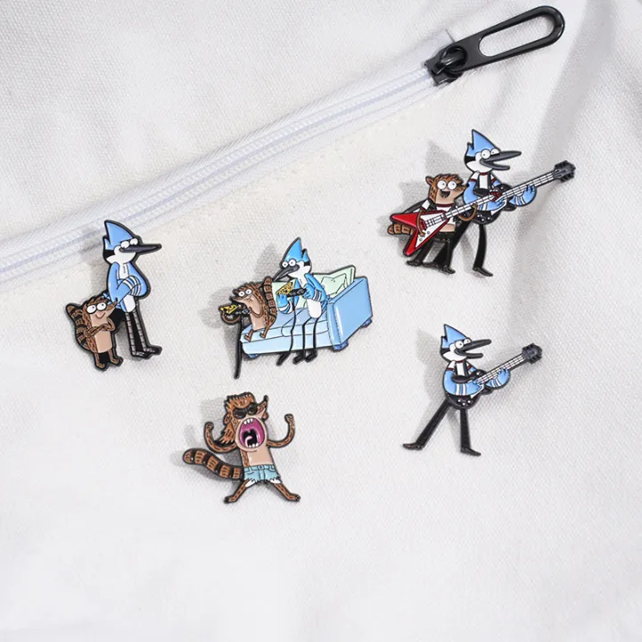 Funny%20Cartoon%20Regular%20Show%20Pins%20Brooch%20Cute%20Animal%20Raccoon%20Rigby%20And%20Cyanocitta%20Cristata%20Mordecai%20Badge%20Enamel%20Lapel%20Pin%20Cosplay%20-%20Image%205