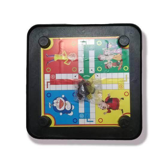 plastic Ludo Board With Guti And Chhakka with Carrom Board