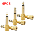 10/5PCS Jack 3.5 To 6.35 Audio Adapter 6.5mm To 3.5mm Converters Male Female Connector Headphone Plug 6.3mm Consumer Electronics. 
