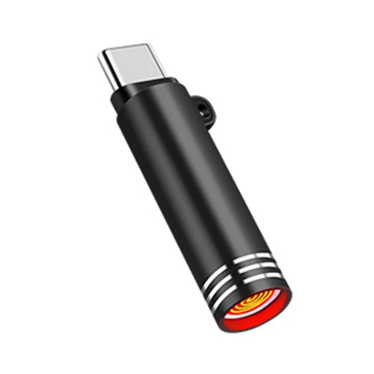 Type C Mini Lighter Blow to Ignite Windproof Flameless Electric Lighter Auto Shut-Off for Outdoor Camping Travel