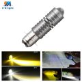 Universal Dual Colour LED Headlight Bulb P15D H6 PX15D For Bike. 