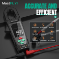MASTFUYI Digital Clamp Meter High Precision Large Color Screen 9999 Counts DC AC Current Multimeter Voltage Tester True RMS Test. 