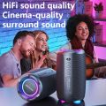 ZEALOT-S61 20W Wireless Speakers, Outdoor Portable Subwoofer Speaker, 3600mAh Battery, EQ Mode, Dual Pairing.