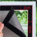 Summer, simple, black, mosquito net with multiple sizes to choose from, adhesive 2cm tape, window screen, curtain mosquito net.