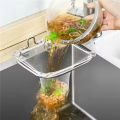 100/200 Disposable Kitchen Sink Filter Sewer Drain Anti-blocking Garbage Bag Pool Leak Mesh Bag Mesh Strainer Sink Garbage Net. 