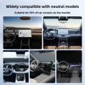 Aluminum Alloy Car Phone Holder Bracket Adjustable Multi-Angle Clasp Style Accessory for Arc Screen Mobile Phone Universal Mount. 