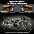 Motorcycle Turn Signal Sequential Flasher Indicator Blinker Rear LED Lights Waterproof FOR Bajaj Pulsar 200 NS/200 RS/200 AS. 