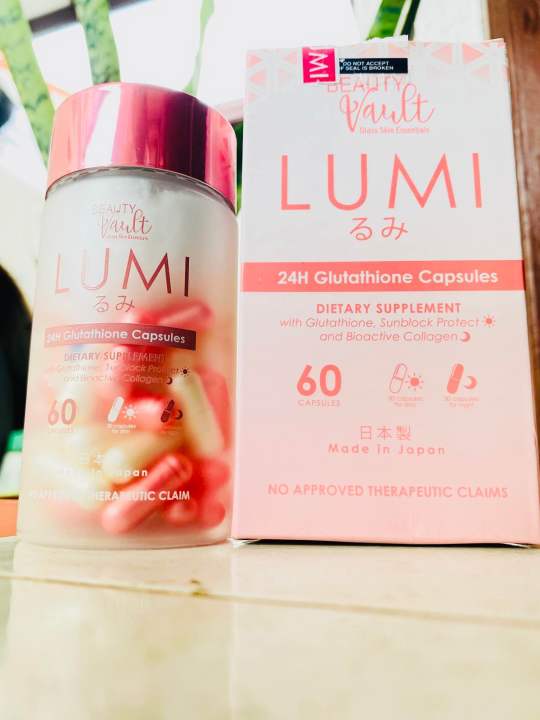 Lumi Capsule capsule collagen + glutathione 60caps