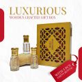 Handcrafted Wooden Attar Gift Set with 3 Premium 6ML Empty Bottles – Perfect for Custom Fragrance Gifting 🎁. 