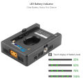 NP-F Battery Adapter Plate for  NP-F Battery w PD30W Charging Port 12V 8.4V D-TAP Output Port LED Low Battery Indicator. 